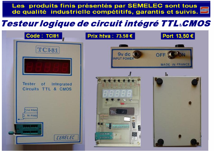 Testeur de circuit de lumière de test, testeur de circuit